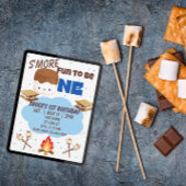 Blue, S'More Fun to be One, 1st Birthday Einladung