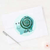 Blue Snail Sticker (Umschlag)
