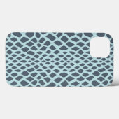 Blue Snake Print Case-Mate iPhone Hülle (Rückseite (Horizontal))