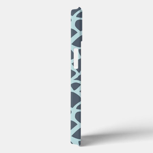 Blue Snake Print Case-Mate iPhone Hülle (Rückseite / Rechts)