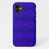 Blue Snake Texture Phone Case (Rückseite)