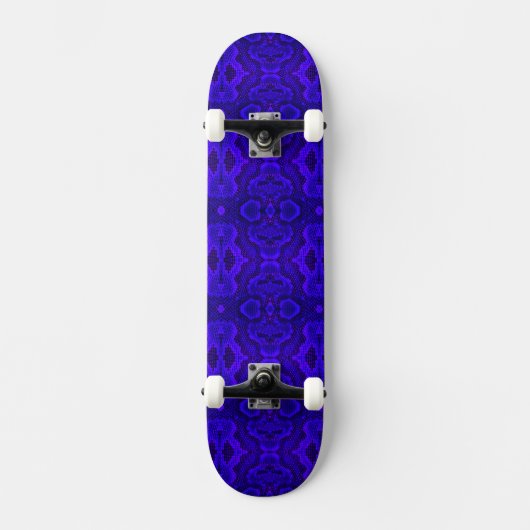 Blue Snake Texture SkateBoard (Vorderseite)
