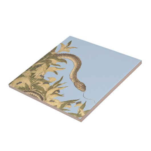 Blue Snake Vintag Fliese (Seite)