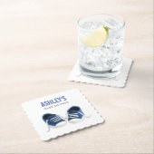 Blue Sneakers Baby Dusche Untersetzer, Paper Unter Untersetzer (Vor Ort)