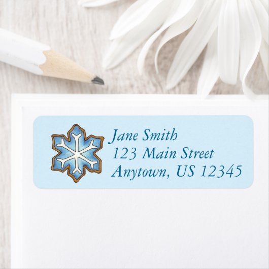Blue Snow Winter Snowflake Hanukkah Chanukah (Insitu)