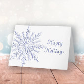 Blue Snowflake Business Weihnachten