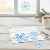 Blue Snowflake Craft Vinyl Sticker