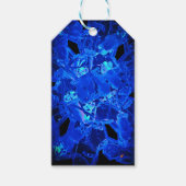 Blue-Snowflake-Geschenk-Tag Geschenkanhänger (Vorderseite)