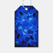 Blue-Snowflake-Geschenk-Tag Geschenkanhänger (Rückseite)