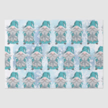 Blue Snowflake Gnome