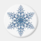 Blue Snowflake Magnet (Vorne)