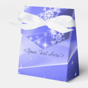 Blue Snowflake Muster Weihnachtsgeschenk Box Geschenkschachtel
