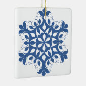 Blue Snowflake Ornament (Rechts)