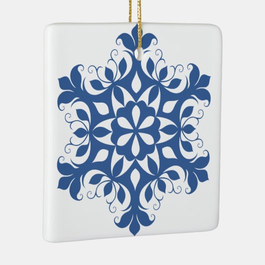 Blue Snowflake Ornament (Rechts)
