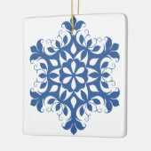 Blue Snowflake Ornament (Links)