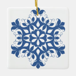 Blue Snowflake Ornament