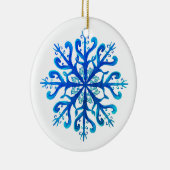 Blue Snowflake Ornament (Rechts)