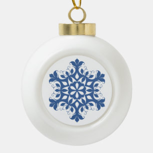Blue Snowflake Ornament