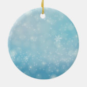Blue Snowflake Ornament - Add Your Name (Hinten)