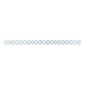Blue Snowflake Ribbon Satinband (Vorderseite)
