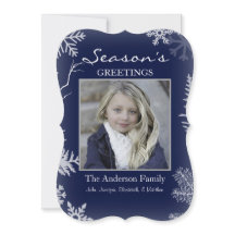 Blue Snowflake Rustic Woliday