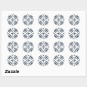 Blue Snowflake Sticker (Blatt)