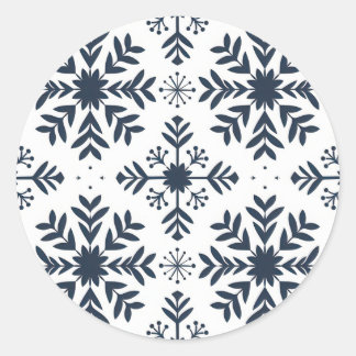 Blue Snowflake Sticker