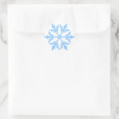 Blue Snowflake Sticker (Tasche)