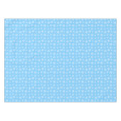 Blue Snowflake Tablecloth Tischdecke (Vorderseite (Horizontal))