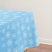 Blue Snowflake Tablecloth Tischdecke (Beispiel)