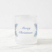 Blue Snowflake Tasse (Mittel)