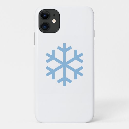 Blue Snowflake Weihnachten iPhone 11 Fall Case-Mate iPhone Hülle (Rückseite)