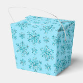 Blue Snowflakes/GASTGESCHENK BOXES, nehmen Sie her Geschenkschachtel (Rückseite)