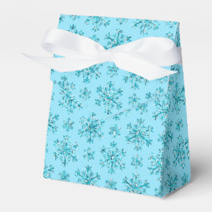 Blue Snowflakes GASTGESCHENK BOXES, Zelt Style Geschenkschachtel