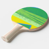 Blue Snowflakes on the Sunrise Mountain Tischtennis Schläger (Vorderseite)