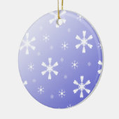 Blue Snowflakes Ornament (Links)