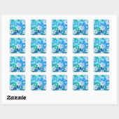 Blue Snowflakes Stickers (Blatt)