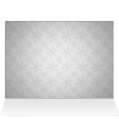 Blue Snowflakes Winter Hochzeitstisch Sitzkarte (Innenansicht Horizontal (Oben))