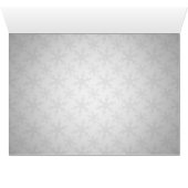 Blue Snowflakes Winter Hochzeitstisch Sitzkarte (Innenansicht Horizontal (Unten))