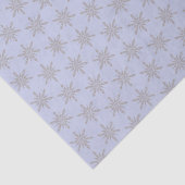 Blue Snowflakes Winter Seidenpapier (Ausschnitt)
