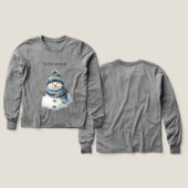 Blue Snowman Christmas (Design Vorder- & Rückseite)