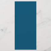 Blue Snowman, Christmas Party Menu Menükarte (Rückseite)