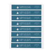 Blue Snowman, Happy Holidays (Bogen)