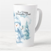 Blue Snowman Marshmallow World Milchtasse (Rechte Ecke)