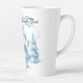 Blue Snowman Marshmallow World Milchtasse (Rechts)