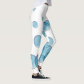 Blue Soap Bubbles Leggings (Rechts)