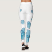 Blue Soap Bubbles Leggings (Rückseite)