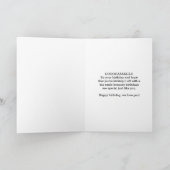 Blue Soccer 10. Geburtstag Karte (Innenseite)