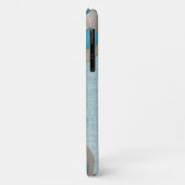 Blue Soccer Ball Soccer Player Art Phone Case (Hinten/Links)