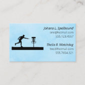 Blue Social calling card-Disc Golf Visitenkarte (Vorderseite)